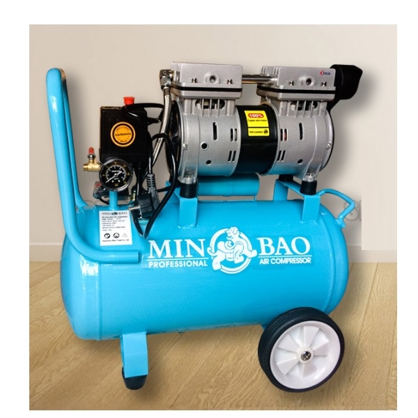 Máy nén khí không dầu 24L (xanh) MINBAO MBKD24L