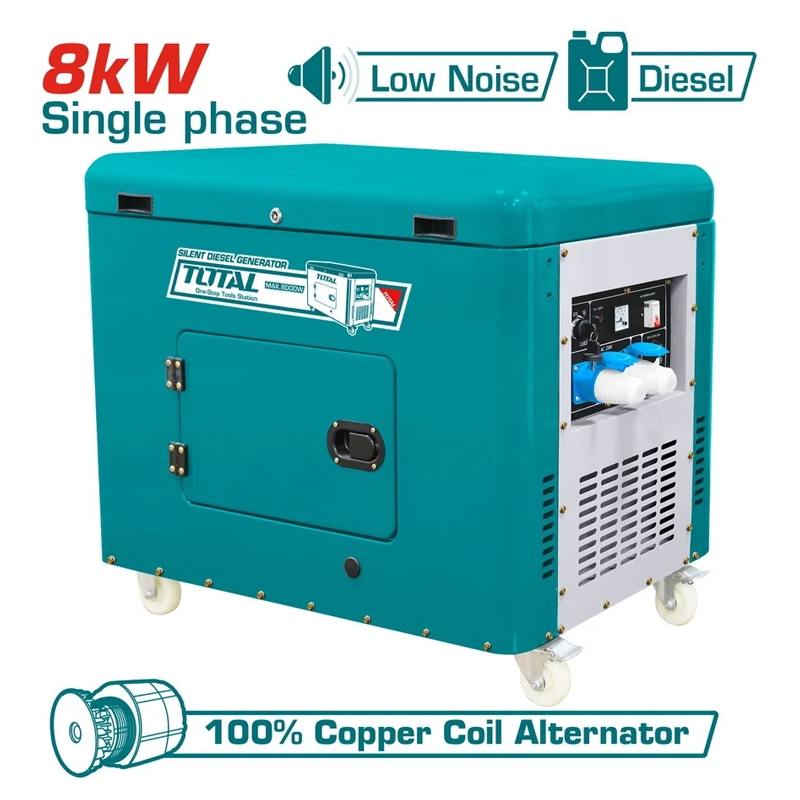 Máy phát điện dùng dầu diesel 8.0kW Total TP280001