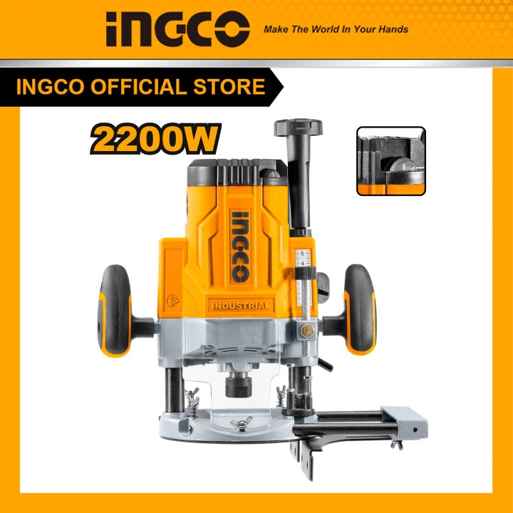 Máy Phay Gỗ RT22008 INGCO