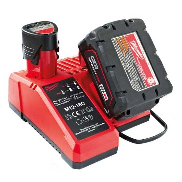 Bộ Sạc 12V-18V Milwaukee M12-18C
