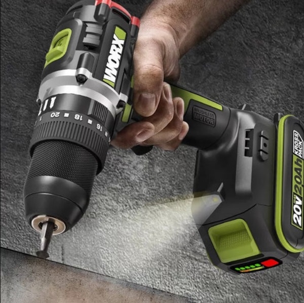 Máy khoan búa pin 20V WORX WU369.9