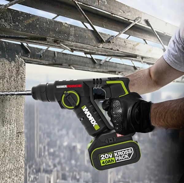 Máy khoan đục pin 20V WORX WU380S.9