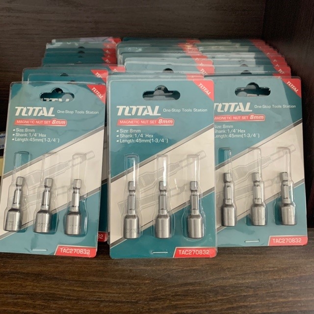 Bộ mũi bắn vít tol có nam châm hút TAC270832 TOTAL