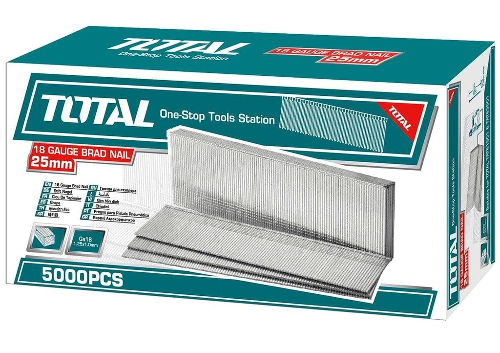 Đinh bấm thẳng 25mm TAC918251 TOTAL