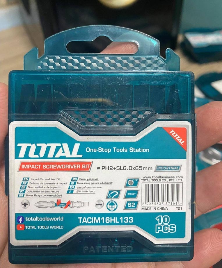 Mũi bắt vít hai đầu (có nam châm hít) TACIM16HL133 TOTAL