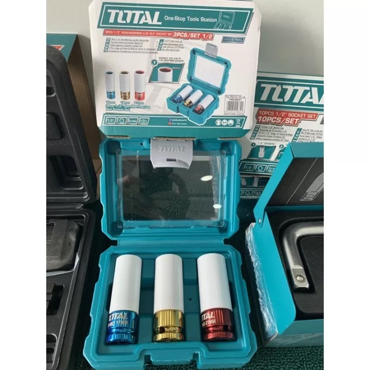 Bộ 3 đầu tuýp lục giác THMLNS031 TOTAL