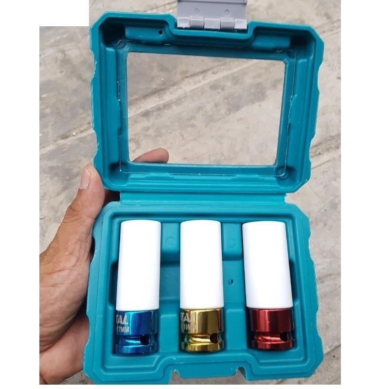 Bộ 3 đầu tuýp lục giác THMLNS031 TOTAL