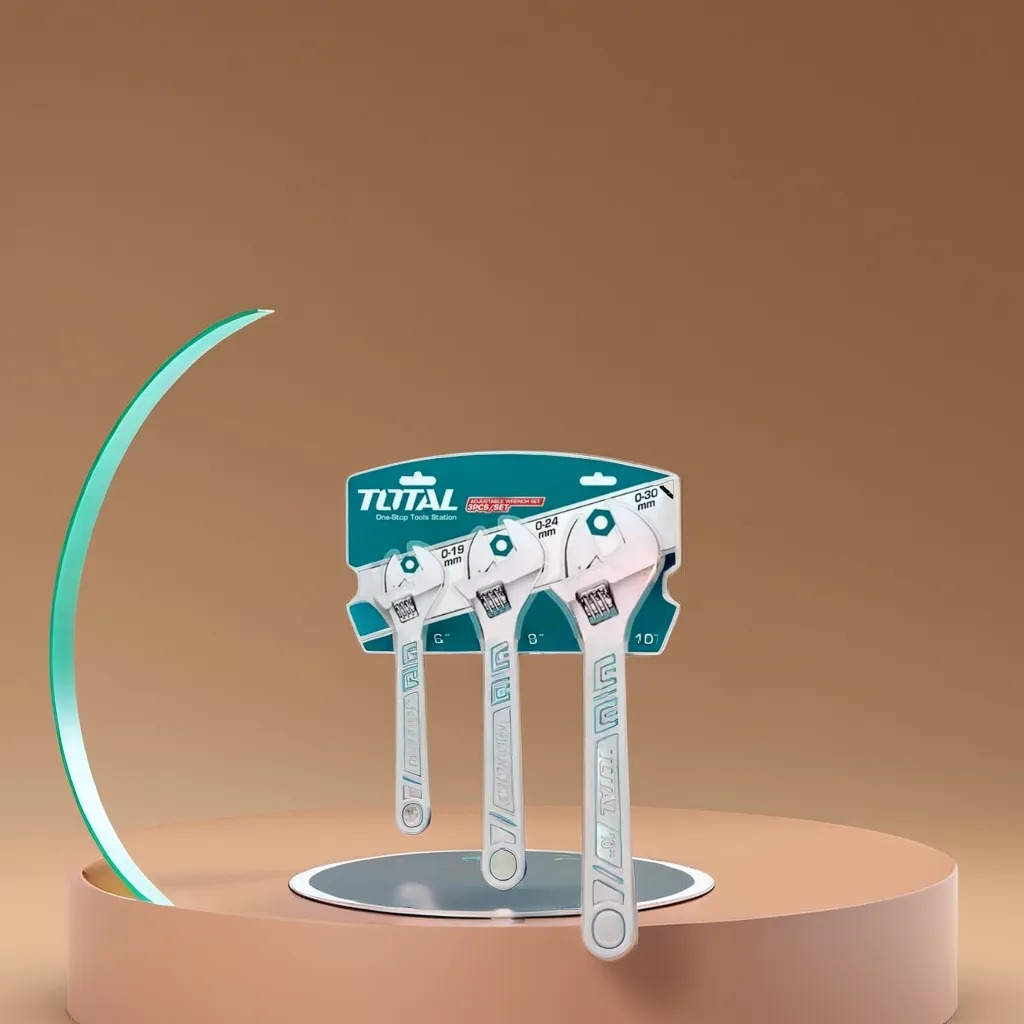 Bộ 3 mỏ lết răng THTK1013 TOTAL