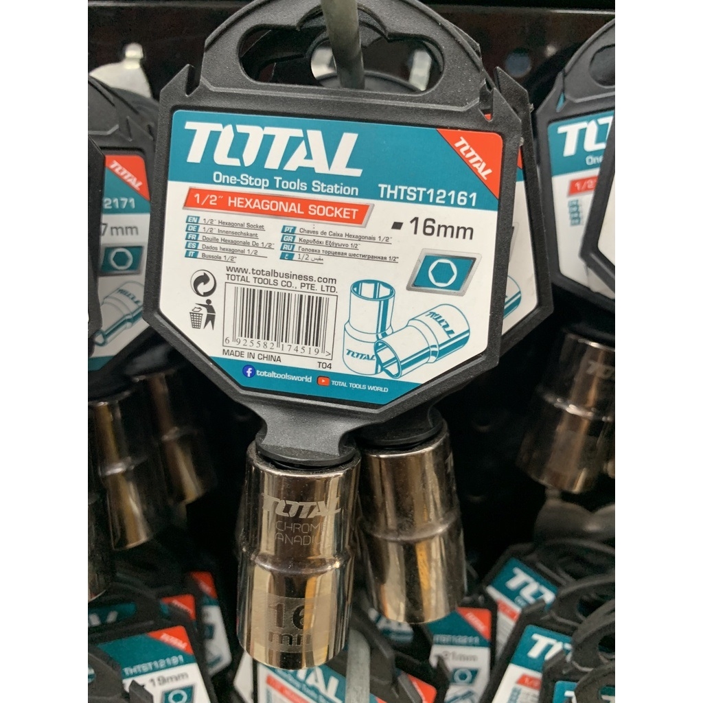 Đầu tuýp (200/T) THTST12161 TOTAL