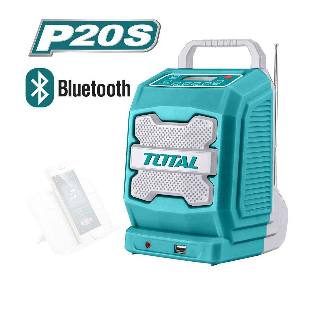 Radio công trường dùng pin 20V TJRLI2001 TOTAL