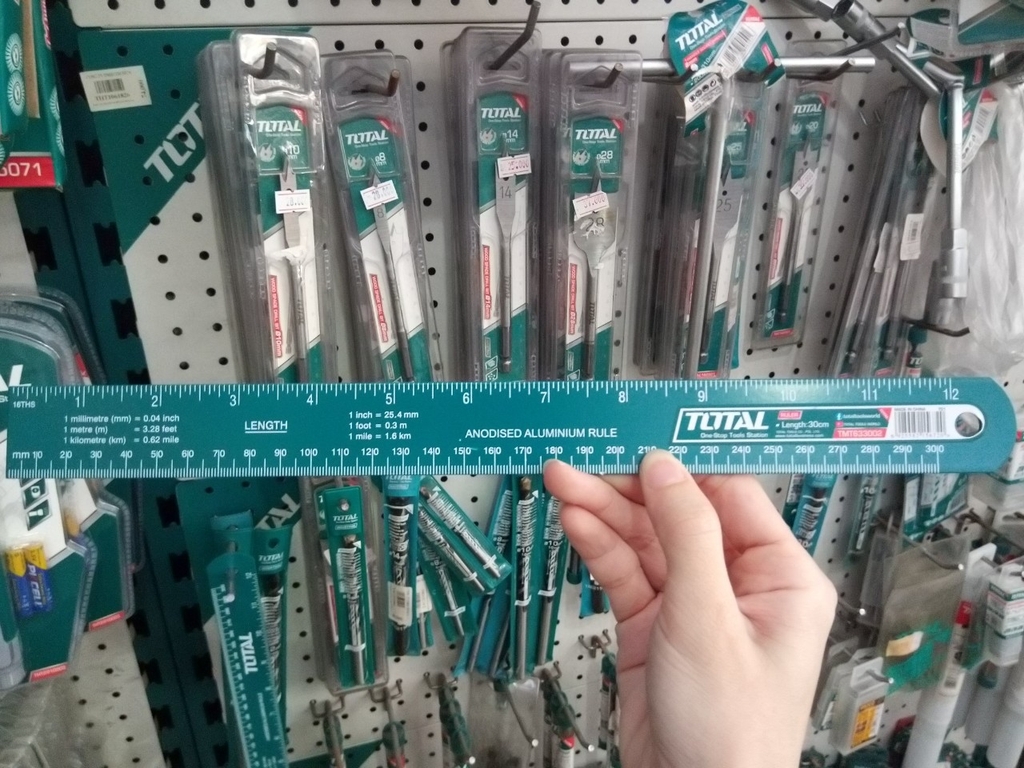 Thước đo 30cm TMT633002 TOTAL