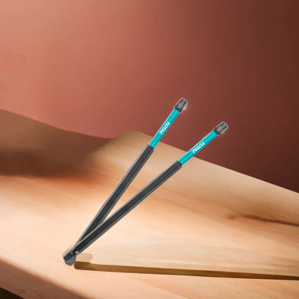 Bộ 10 mũi bắt vít T25x250mm TACIM16T25103 TOTAL