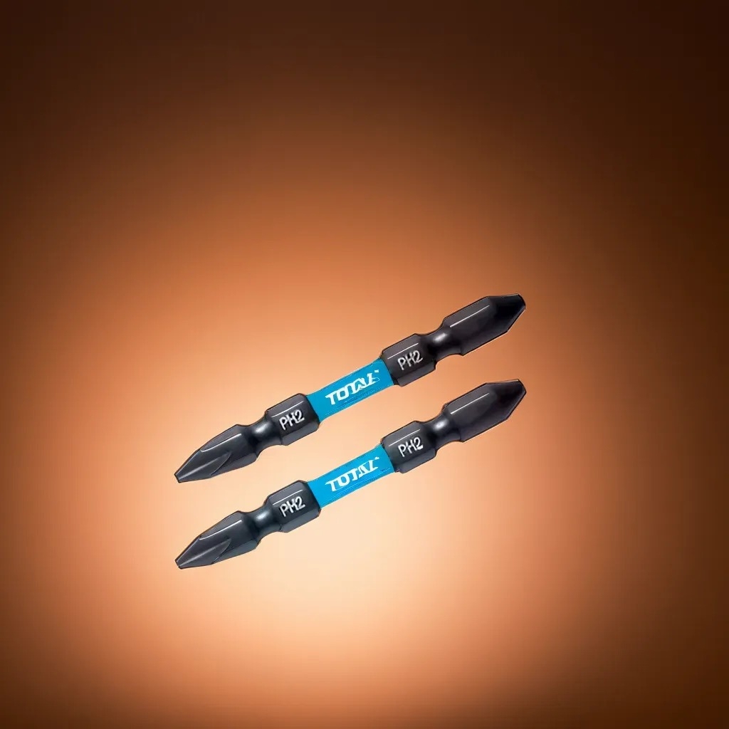 Bộ 2 mũi bắt vít PH2+PH2, 65mm TACIM72PH265 TOTAL