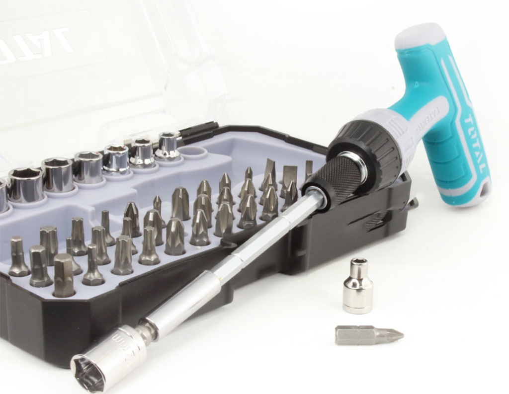 Bộ 47 tua vít vặn tay cầm T TACSD30476 TOTAL