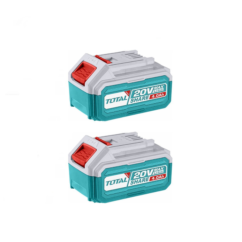 Bộ 2 pinTFBLI2002 và 1 sạc TFCLI20411E dùng pin 20V TFBCPK1424 TOTAL