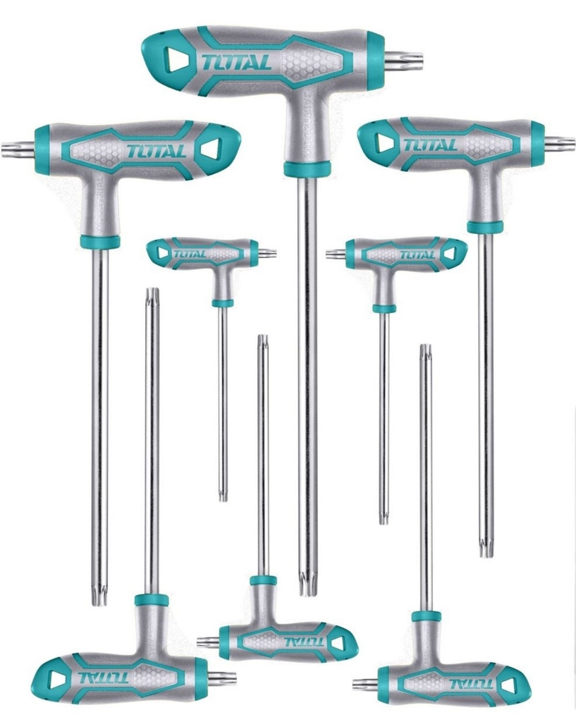 Bộ 8 chìa lục giác tay cầm chữ T  THHW80816 TOTAL