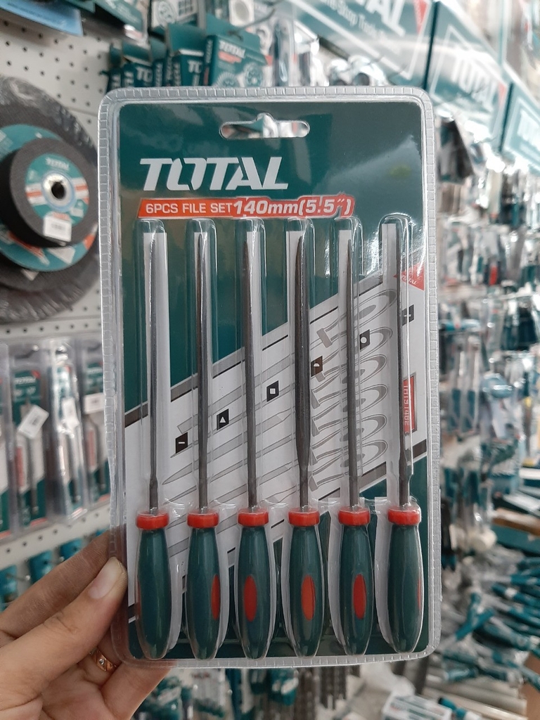 Bộ 6 giũa sắt THT91462 TOTAL