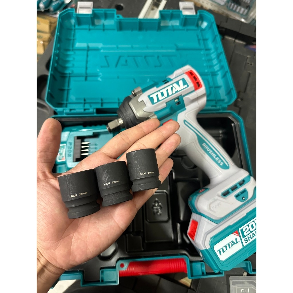 Máy siết buloong không chổi than dùng pin Lithium-Ion 20V TIWLI2050 TOTAL