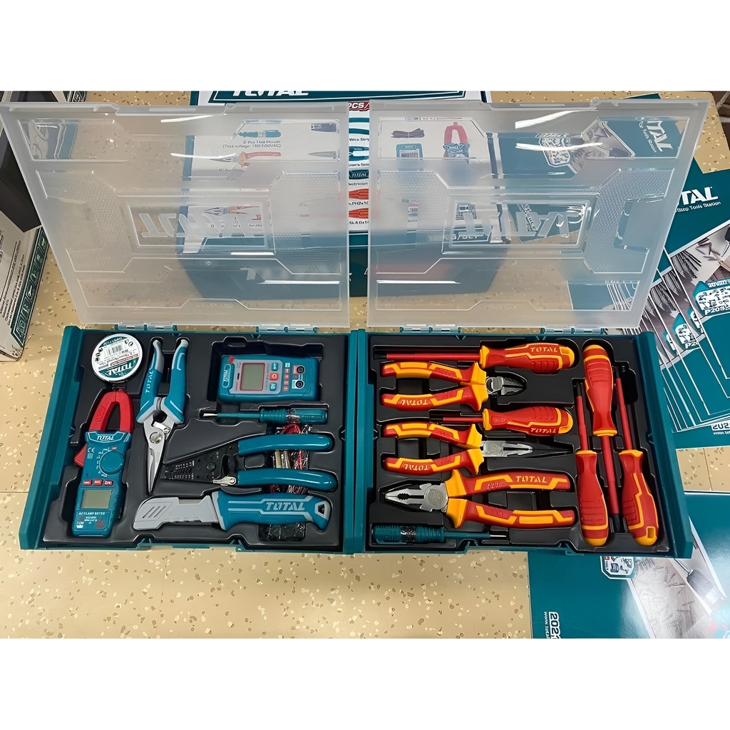 Bộ 16 công cụ thợ điện TOS23063 TOTAL