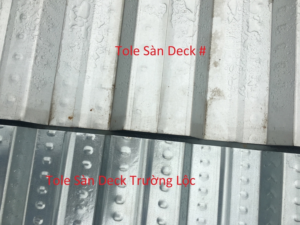 sàn deck trường lộc, tole sàn deck trường lộc