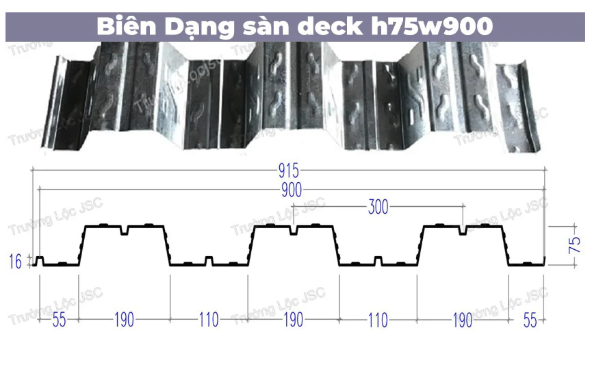 SÀN DECK H75W900