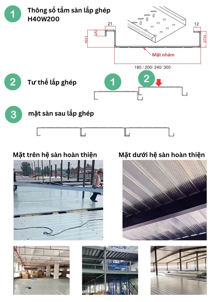 Tấm Sàn Lắp Ghép