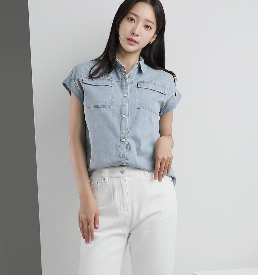 HOT Áo sơ mi Denim 101 cách phối đẹp nhất năm 2022