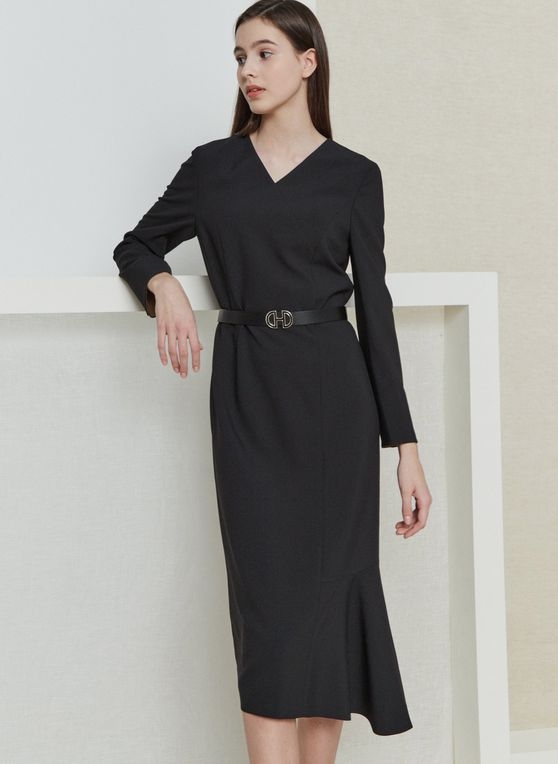 Chân váy công sở xẻ tà SK2401 style Hàn Quốc - KRFashion Cao cấp bút chì  đẹp dáng dài