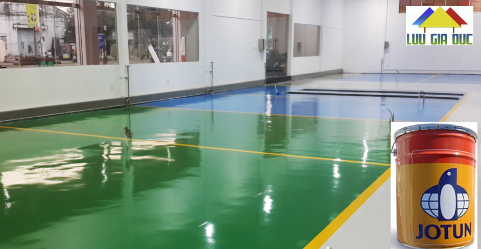 Sơn epoxy Jotun sân tennis, cầu lông