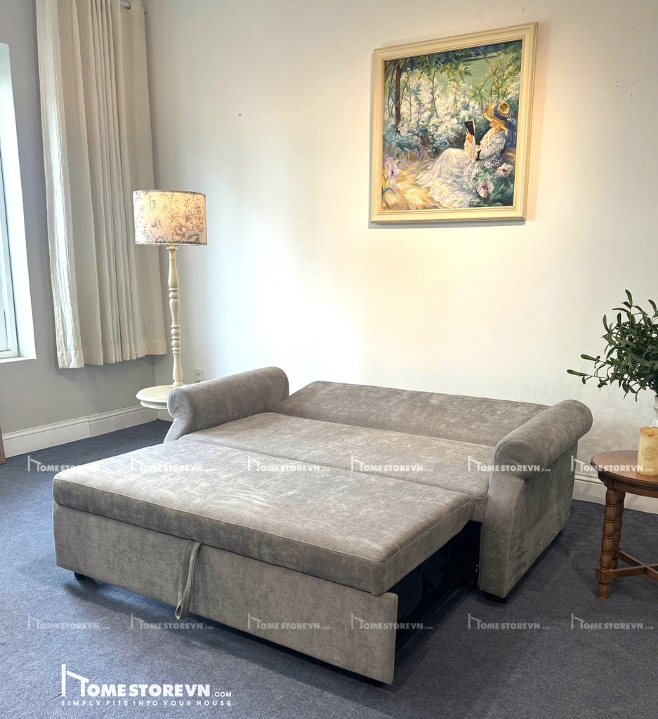 Sofa bed Vintage tay cuộn 1m8 - SF25