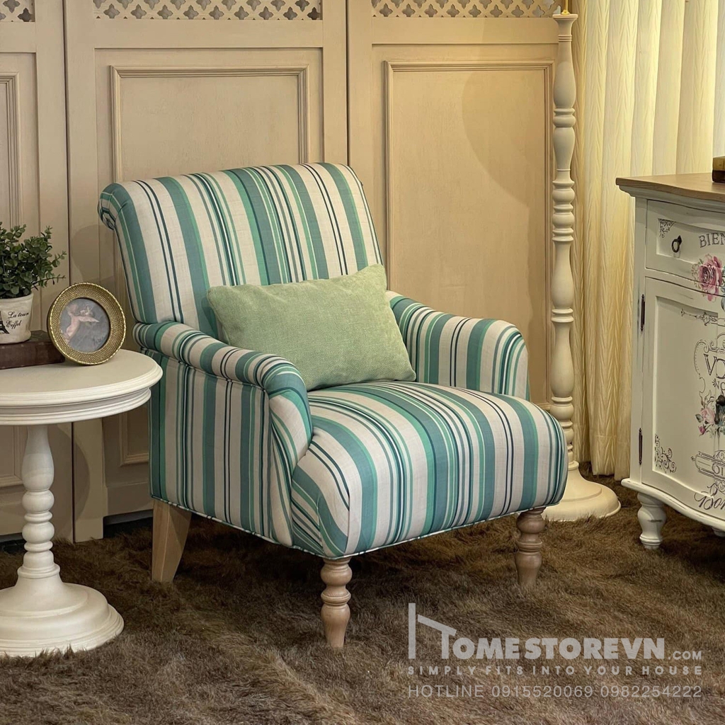 Sofa đơn tay lượn lưng đơn liền - SFD7
