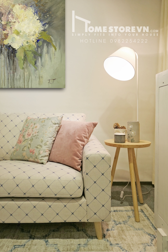 Sofa tay thẳng thấp tựa lưng rời dài 1m8 - SF23