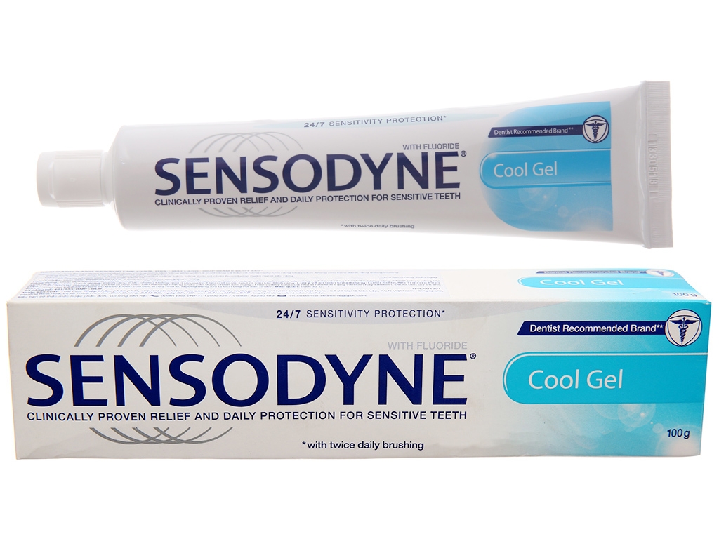 Kem đanh Răng Sensodyne Gel Mat Lạnh Giảm E Buốt 100g Bach Hoa Binh Dương