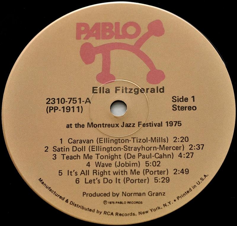 Ella Fitzgerald Live At Montreux Jazz Festival 1975 Đĩa than Ella Fitzgerald ‎– Ella Fitzgerald At The Montreux Jazz Festi