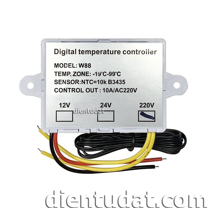 W1411 W88 Temperature Controller Thermostat and 100 hours Relay