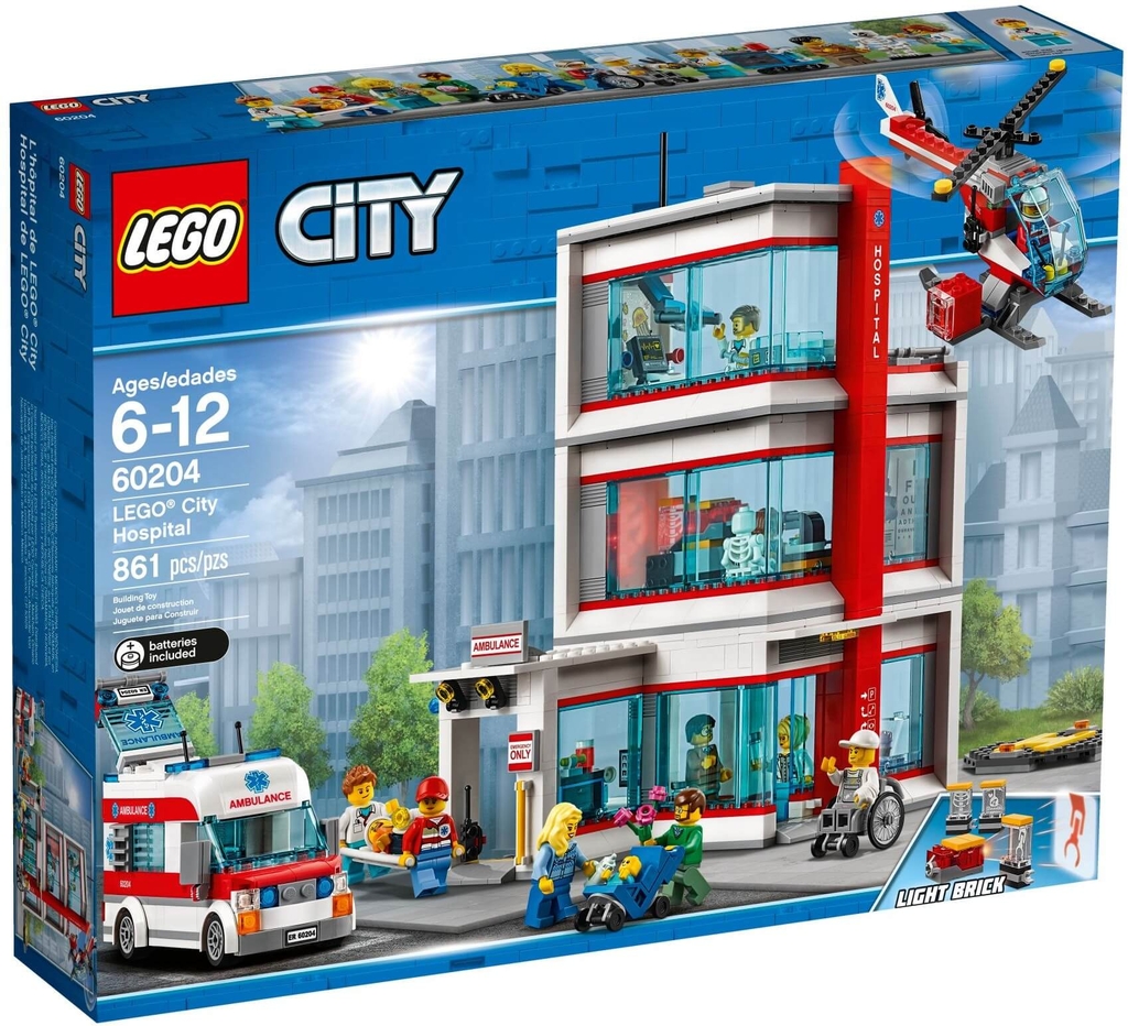 Đồ chơi lắp ráp LEGO City 60204 - Bệnh Viện Thành Phố (LEGO 60204 ...