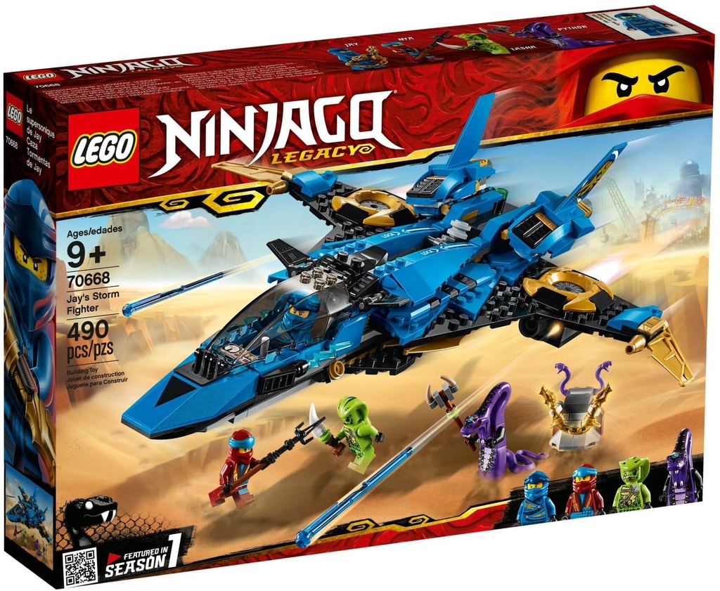 Đồ Chơi Lego Ninjago 70668 - Máy Bay Tia Chớp Của Jay (Lego 70668 Jay'S  Storm Fighter)