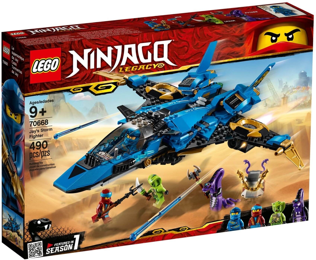 Đồ chơi LEGO Ninjago 70668 - Máy Bay Tia Chớp của Jay LEGO 70668 Jays Storm Fighter