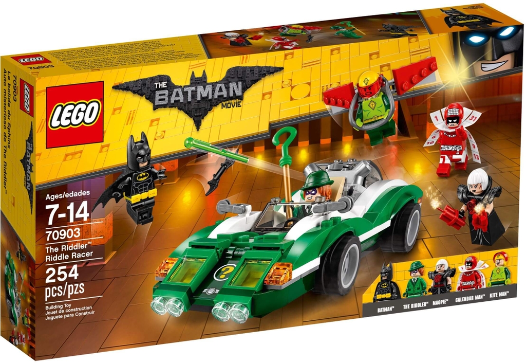 Đồ chơi lắp ráp LEGO Batman Movie 70903 - Siêu Xe của Riddler (LEGO 70903  The Riddler