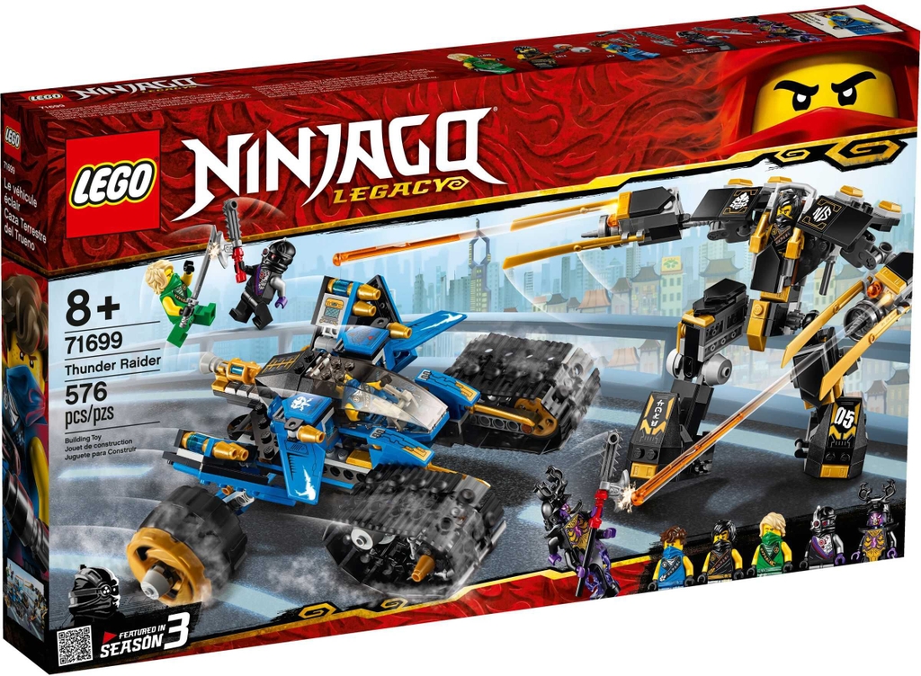 Đồ chơi LEGO Ninjago 71699 - Xe Tăng Sấm Chớp của Jay (LEGO 71699 Thunder Raider)