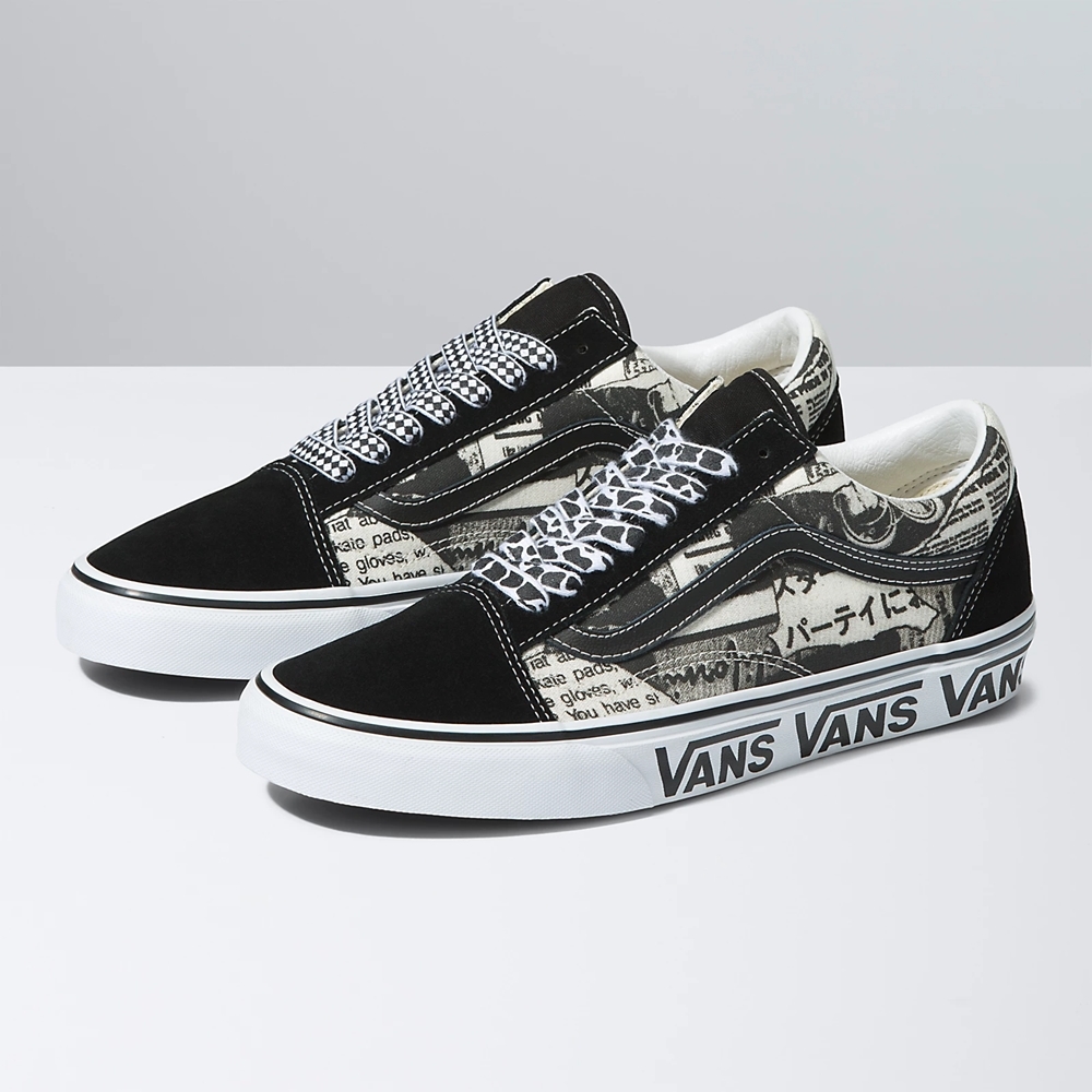 VANS Việt Nam Giày VANS OLD SKOOL COLLAGE BLACK/WHITE VN0A5JMIBZW