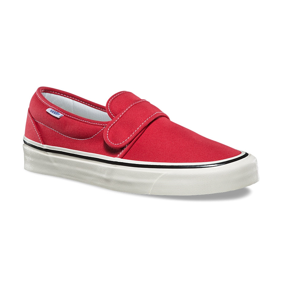 vans slip on 47 v dx red