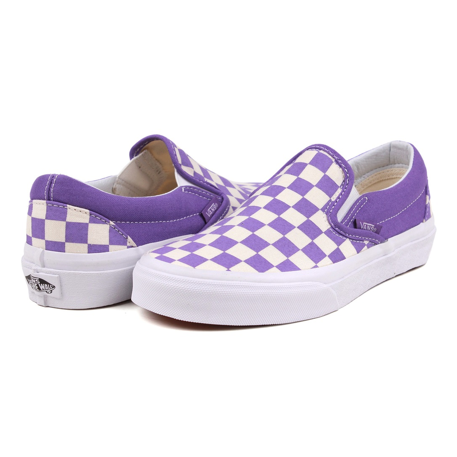 VANS Việt Nam - VANS CHECKERBOARD SLIP ON PURPLE/WHITE VN-0XG8DF3
