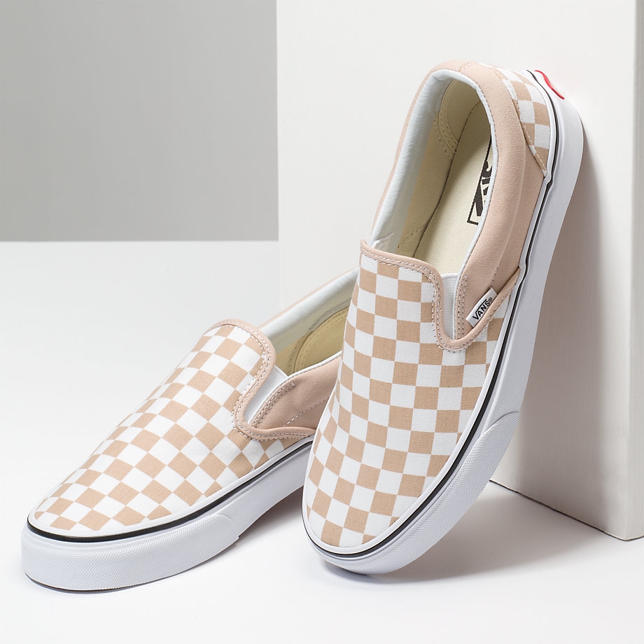 vans checkerboard slip on frappe