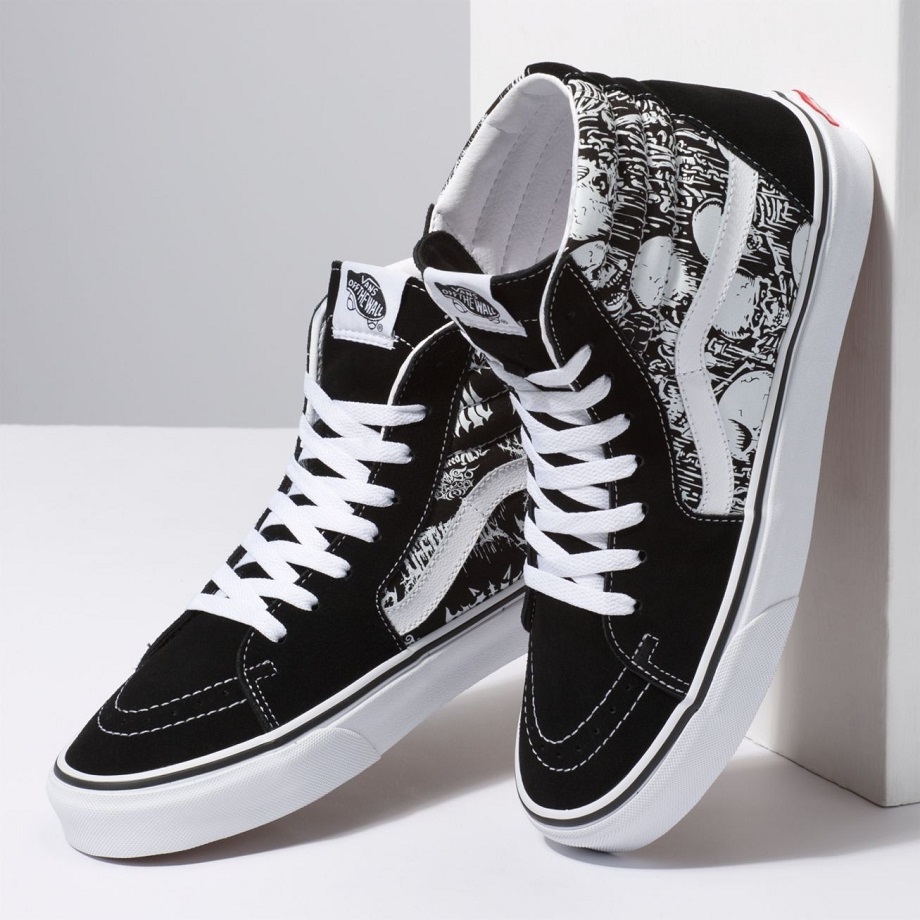 vans sk8 hi forgotten bones