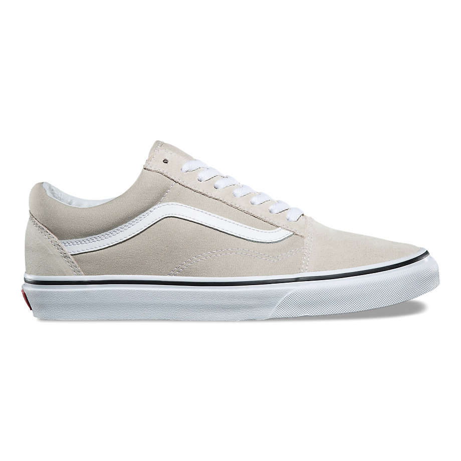 vans authentic silver lining true white