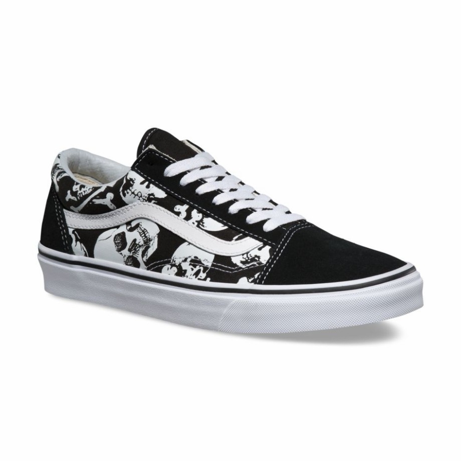 old skool vans skulls