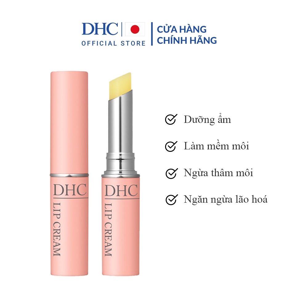 Son Dưỡng Ẩm Cho Môi Mềm Mại, Mịn Màng DHC Lip Cream 1.5g