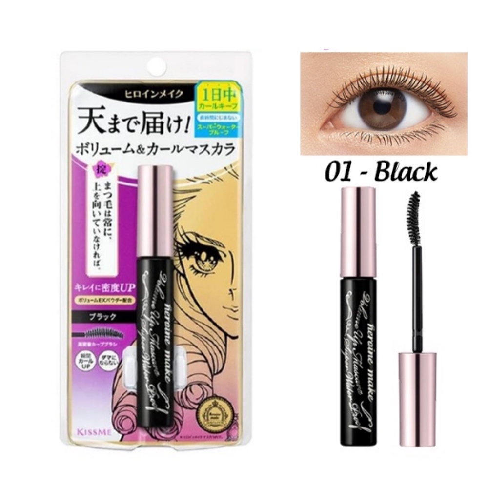 Mascara Làm Cong Mi, Chống Nước Kiss Me Heroine Nhật Bản 6g (chính hãng)