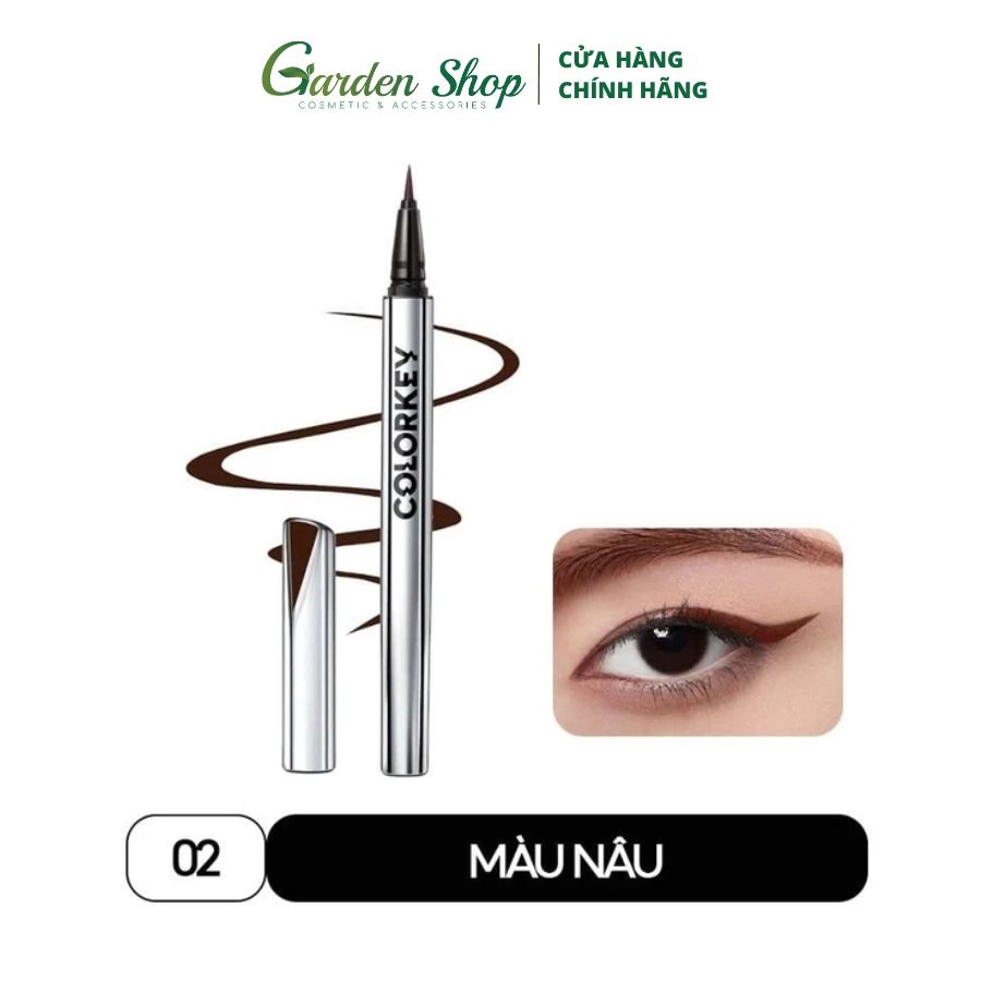 Kẻ Mắt Nước Lâu Trôi Colorkey Floating Color Liquid Eyeliner 0.5ml